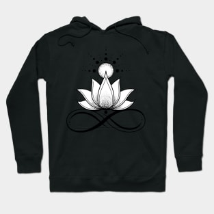 Lotus flower & infinity sign Hoodie